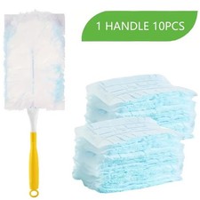 10PCS Fluffy Duster Refills Flash Dust Magnet Disposable Duster Heads Microfiber