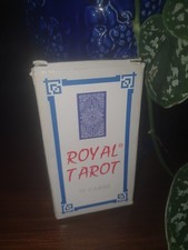 Bin Vintage 1990's Royal Tarot Cards. 78 Card Deck. Wheel Of Fortune. vg
