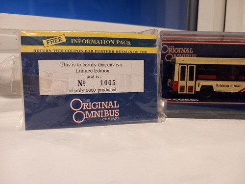 Brighton and hove corgi bus - corgi,