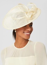 Hobbs Alisa Ladies Fascinator hat in Cream/Off White NEW WITH TAGS! RRP £85!