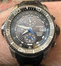 Citizen Promaster Aqualand dive watch with chronograph and depth gauge