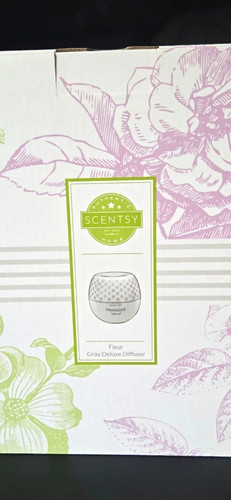 Scentsy fleur grey deluxe oil - fleur,