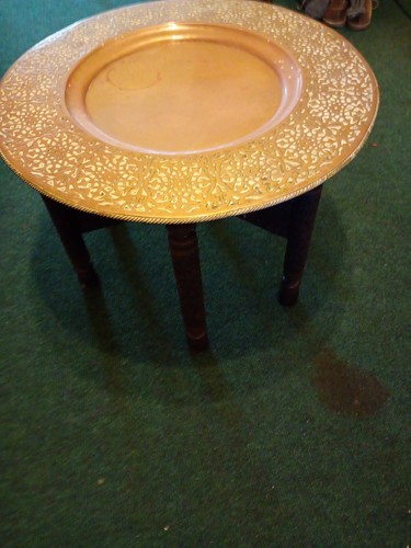 Antique brass coffee - antique, tea