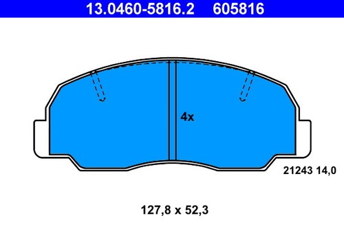 Ate 0460 5816 - ate, brake