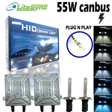 H1 55w XENON HID GAS DISCHARGE CONVERSION KIT CANBUS For Seat ALTEA 2004+ HIGH