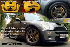 Brake Caliper Decal Stickers
