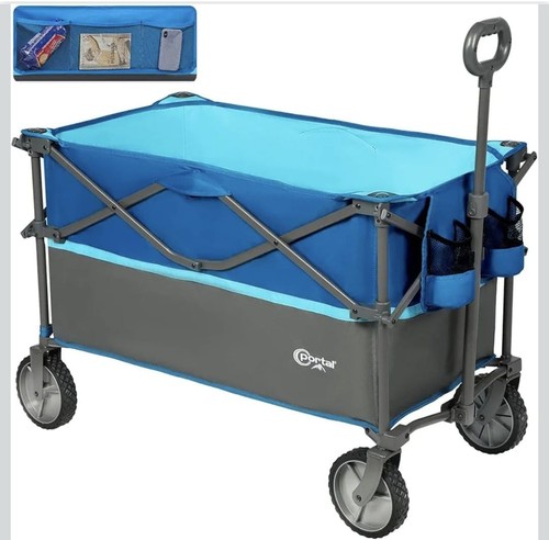 Foldable garden trolley volume - garden,