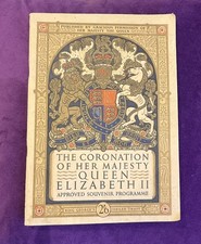 THE CORONATION OF QUEEN ELIZABETH II · APPROVED SOUVENIR PROGRAMME · 1953