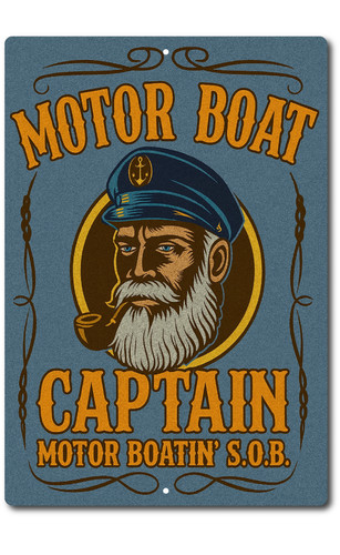 Motor boat captain boobs fun - motor,