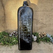 Antique Victorian Black Glass