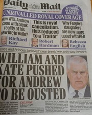 Daily Mail Newspaper: William