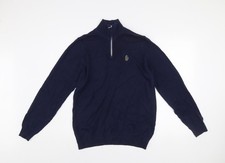 Luke Men's Blue Small 1/4 Zip