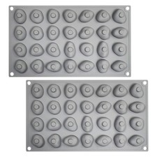2pcs Pebbles Silicone Mold 28