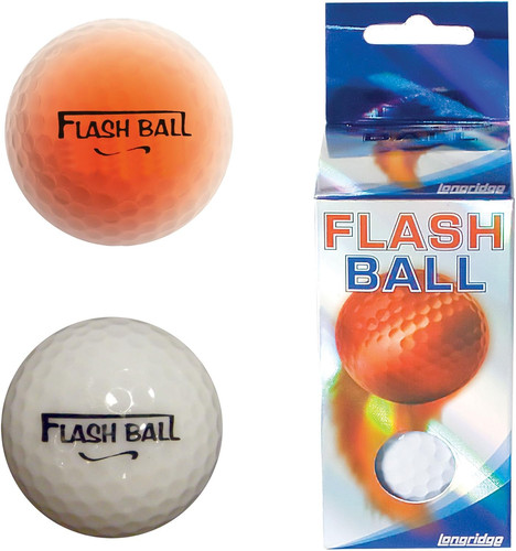 Flashing glowing golf ball 2pk - golf,