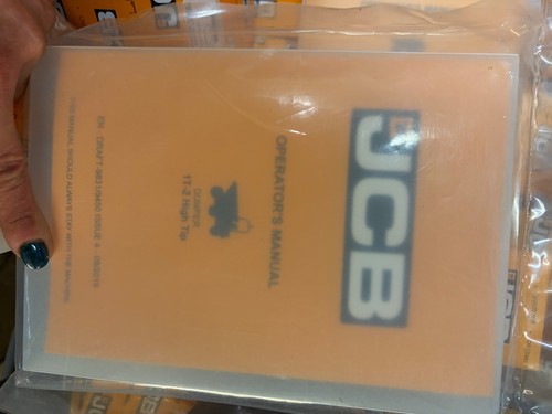 Jcb operators manual for 2 - jcb,
