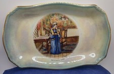 Vintage Antique Shakespeare Series Grimwades Lustreware Oblong Dish Plate