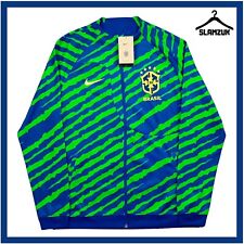 Brazil Football Jacket Nike Large Training Kit Track Top Brasil 2022 2023 GB6