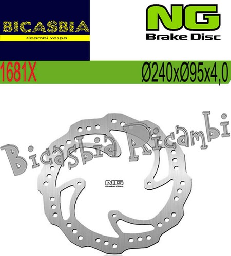 17174 front brake disc - brake, ng