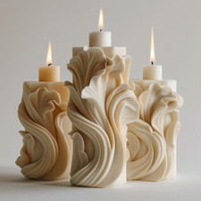 Helix Spiral Candle Mold Resin