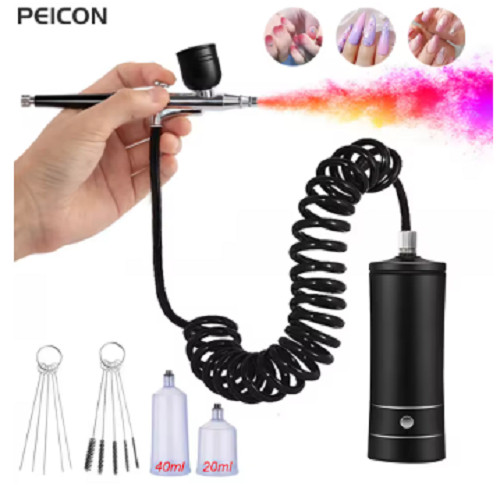 Mini airbrush compressor - airbrush, kit