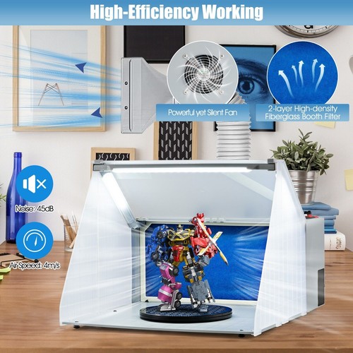 Portable paint booth kit with - kit,