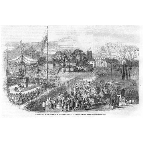 Suffolk laying first stone - suffolk,