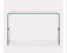 Tempered Glass Console Table -