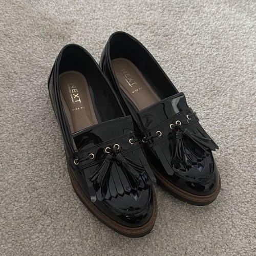 Next loafers patent leather - next,