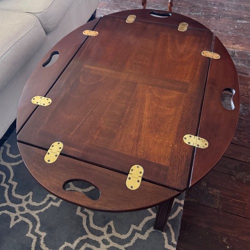 Vintage mahogany folding - vintage,