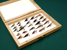 24 double hook salmon flies