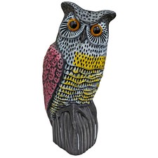 Large owl decoy - owl, deterrent