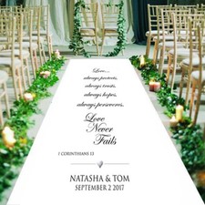 Personalised WEDDING AISLE