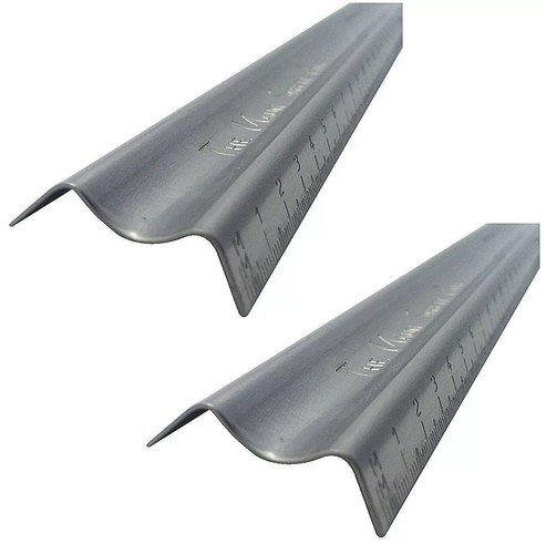 Metal safety ruler - 2x,