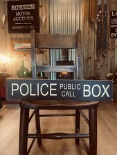 Police public call box - box, sign