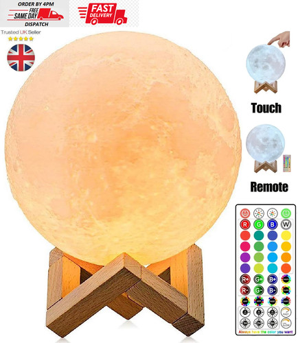 Rechargeable moon lamp night - rechargeable,