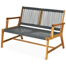 2-Person Patio Acacia Wood
