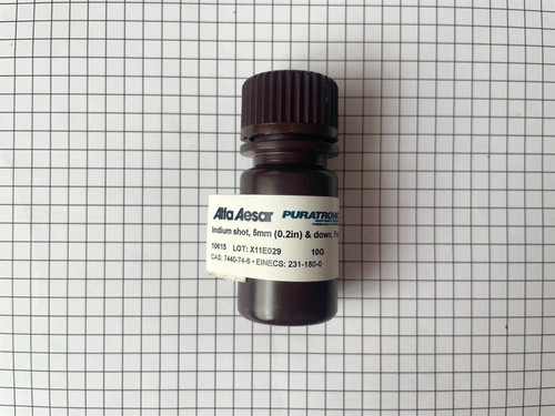 Indium metal gram - metal, alfa