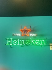 Heineken Neon Real Glass