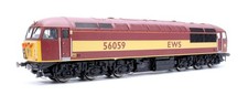 HORNBY 'OO' GAUGE R2648 EWS CLASS 56 CO-CO 56059 DIESEL LOCOMOTIVE *DCC SOUND