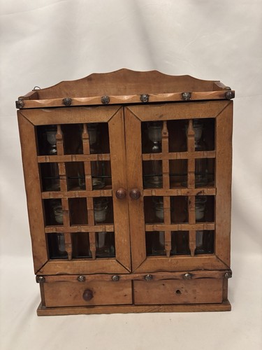 Vintage wooden spice rack - spice, 9