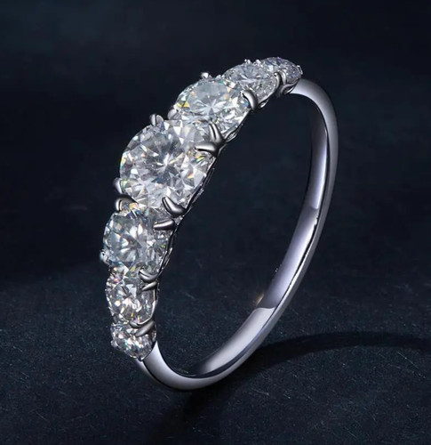 42ct round cut lab created - round, lab‑created