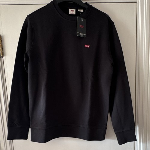 Levi black men crew - black, men's
