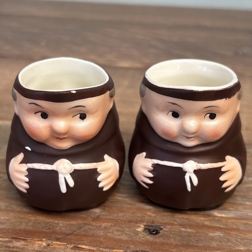 Pair miniature goebel - miniature, monk