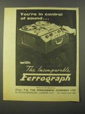1964 Ferrograph Tape Recorder