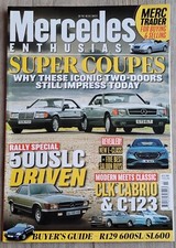 Mercedes Enthusiast Mag June / July 2023. R129 600SL / SL600 Buyers Guide.