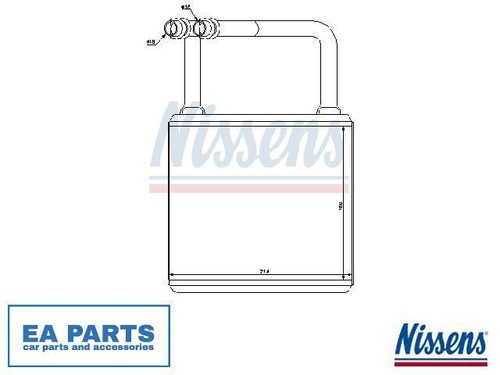 Heat exchanger interior - exchanger,,