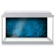Fish Tank Background 90x45cm - Cool Grunge Blue Textured  #3796