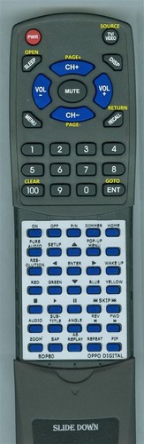 Replacement remote for oppo - replacement,