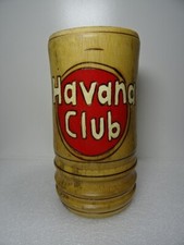 Large Ornamental Tankard Made From Bamboo. Havana Club Cuba