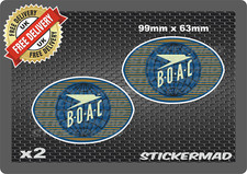 Boac airline stickers comet - airline,